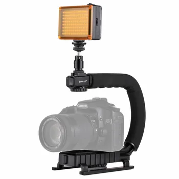 PULUZ U/C Shape Portable Handheld DV Bracket Stabilizer LED Studio Light Kit with Cold Shoe Tripod Head for SLR Camera Home DV
PULUZ U/C Shape Portable Handheld DV Bracket Stabilizer LED Studio Light Kit with Cold Shoe Tripod Head for SLR Camera Home DV