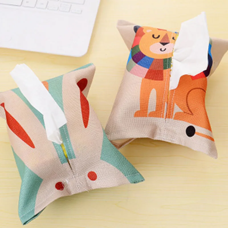 Cartoon Animals Cotton Linen Tissue Box Paper Holder Cover Tissue Case Desktop Organizer Towel Napkin Dispenser Storage Bag
Cartoon Animals Cotton Linen Tissue Box Paper Holder Cover Tissue Case Desktop Organizer Towel Napkin Dispenser Storage Bag