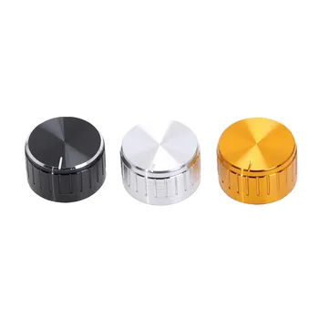 5Pcs 30x17mm Aluminum Volume Control Rotary Knobs Black For 6mm Dia Knurled Shaft Potentiometer Cap
5Pcs 30x17mm Aluminum Volume Control Rotary Knobs Black For 6mm Dia Knurled Shaft Potentiometer Cap