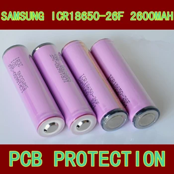 100% REAL with PCB protection for SAMSUNG ICR 18650 -26FM 2600mah 3.6V 3.7V Lithium ion Li-ion Rechargeable Chargeable Batteries
100% REAL with PCB protection for SAMSUNG ICR 18650 -26FM 2600mah 3.6V 3.7V Lithium ion Li-ion Rechargeable Chargeable Batteries