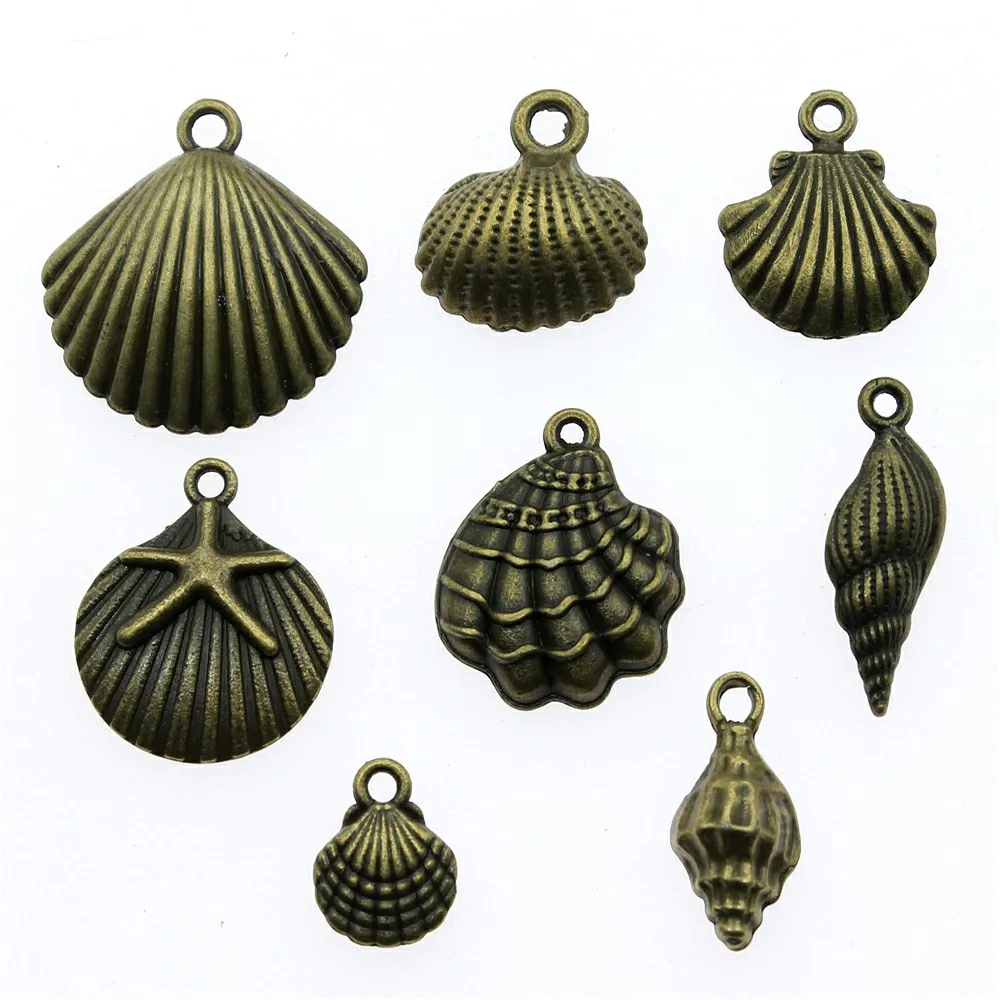 15pcs Shell Charms Conch Pendants Jewelry Making Shell And Conch Charms Jewelry Accessories Antique Bronze
15pcs Shell Charms Conch Pendants Jewelry Making Shell And Conch Charms Jewelry Accessories Antique Bronze