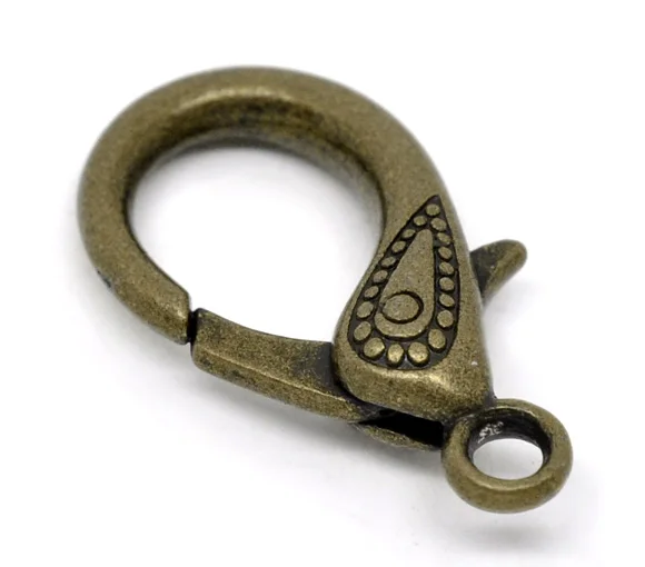 DoreenBeads Zinc metal alloy Lobster Clasp Antique Bronze Dot Pattern 3.1cm(1 2/8") x 16mm( 5/8"), 1 Piece new
DoreenBeads Zinc metal alloy Lobster Clasp Antique Bronze Dot Pattern 3.1cm(1 2/8") x 16mm( 5/8"), 1 Piece new