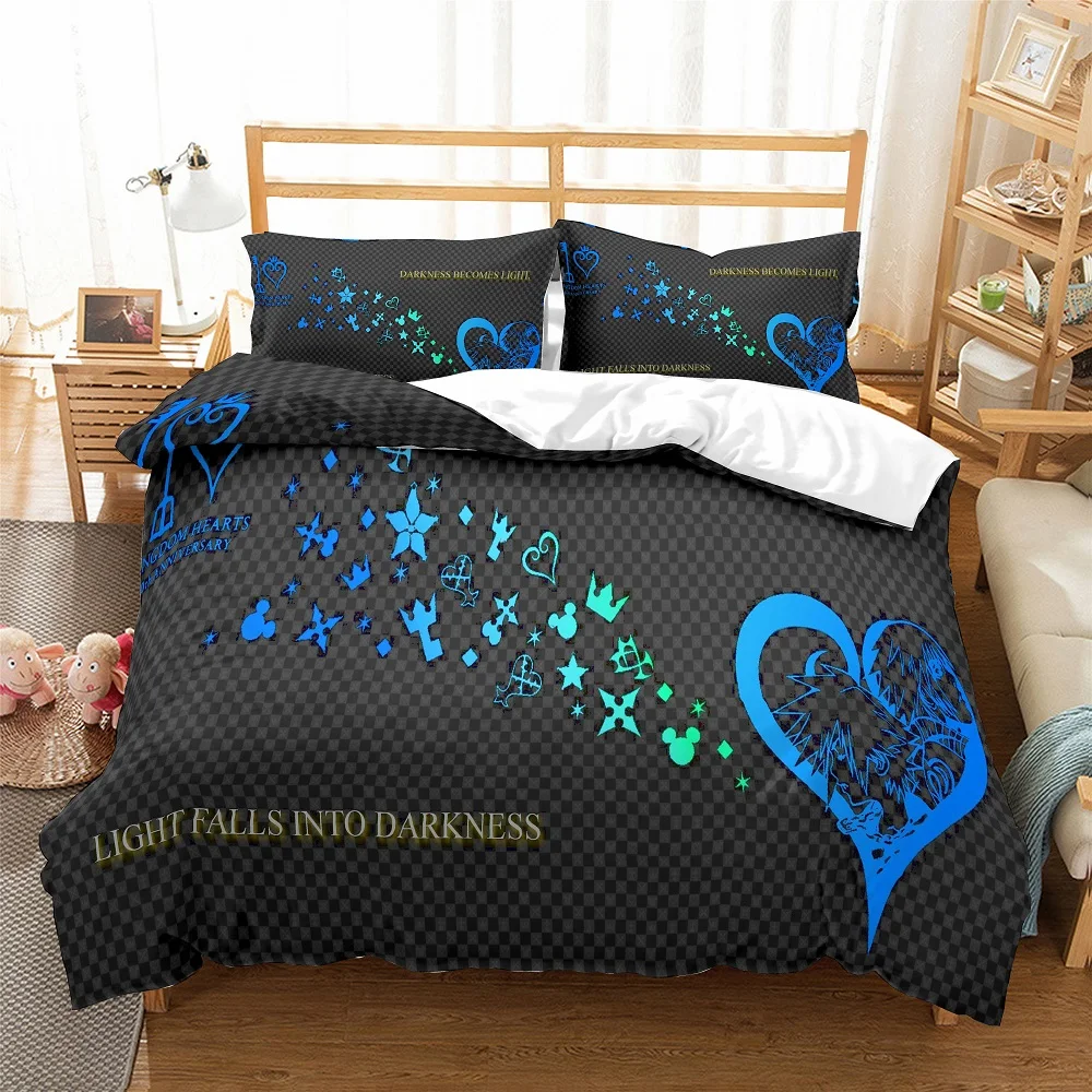3D Printed Heart Pattern Bedding Set 3PCS Kingdom Heart Bed Linen Set Fashion Duvet Cover Set with 2 Pillowcase AU/US/EU Bed Set
3D Printed Heart Pattern Bedding Set 3PCS Kingdom Heart Bed Linen Set Fashion Duvet Cover Set with 2 Pillowcase AU/US/EU Bed Set