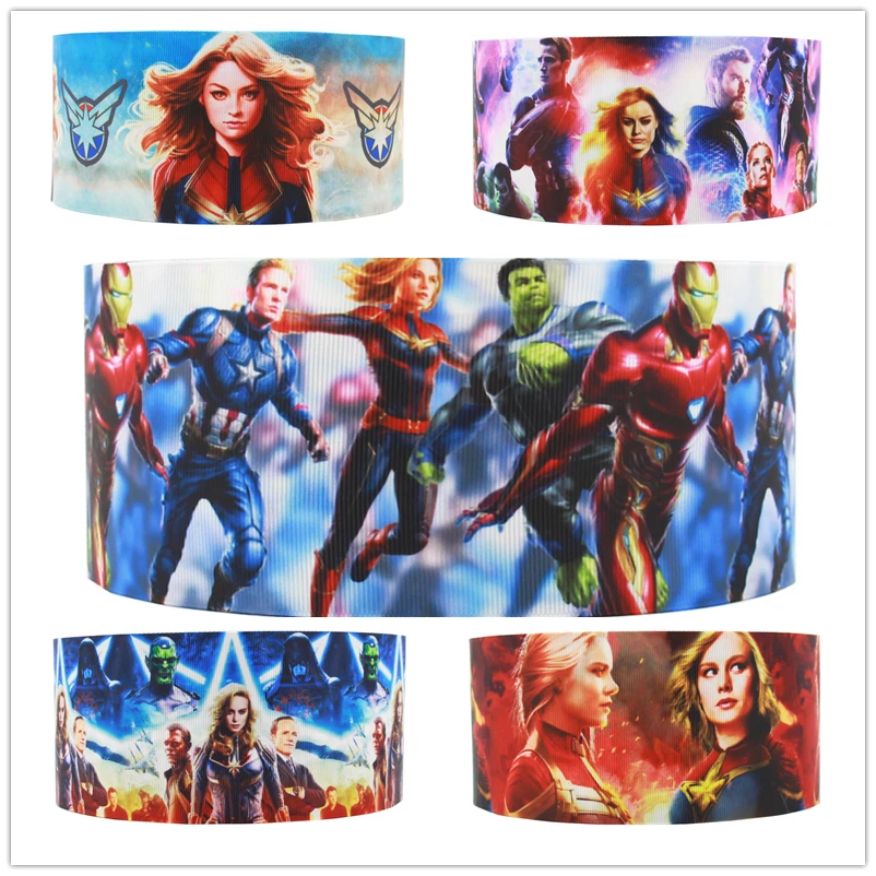 Q&N ribbon 22mm 10yards Captain Marvel Printed Grosgrain Ribbons Wedding Hairbows Accessories DIY material 1812006
Q&N ribbon 22mm 10yards Captain Marvel Printed Grosgrain Ribbons Wedding Hairbows Accessories DIY material 1812006