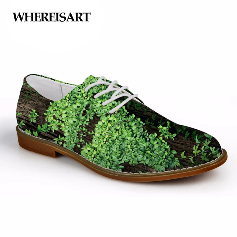 WHEREISART Luxury Women British Flats Fashion Green Plants Printed Casual Lace-up Shoes Formal Synthetic Leather Oxford Female
WHEREISART Luxury Women British Flats Fashion Green Plants Printed Casual Lace-up Shoes Formal Synthetic Leather Oxford Female