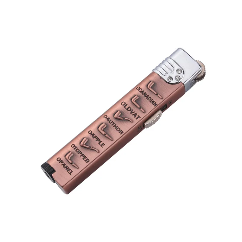 New Style Embossed pattern Compact Jet Lighter Gas Torch Turbo Lighter Strip Windproof All Metal Cigar Lighter 1300 C Butane
New Style Embossed pattern Compact Jet Lighter Gas Torch Turbo Lighter Strip Windproof All Metal Cigar Lighter 1300 C Butane