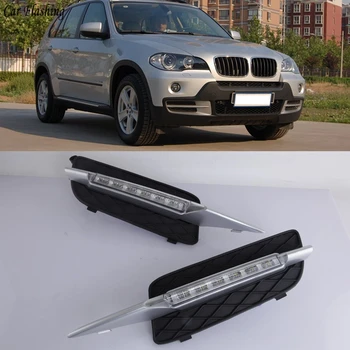 Car flashing 2Pcs DRL For BMW X5 E70 2007 2008 2009 2010 Daytime Running Lights Daylight Car LED Fog Head Lamp Light Cover
Car flashing 2Pcs DRL For BMW X5 E70 2007 2008 2009 2010 Daytime Running Lights Daylight Car LED Fog Head Lamp Light Cover