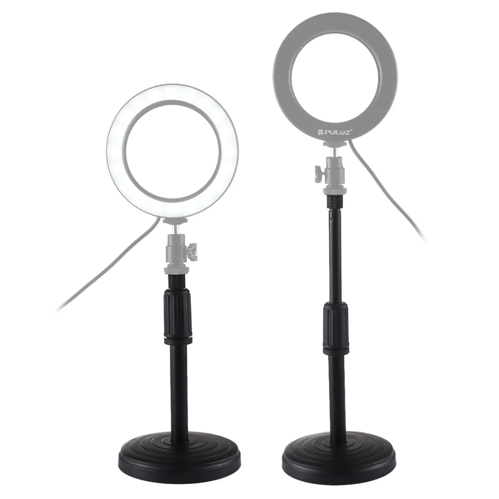 Adjustable 18 To 28cm Height Metal Desk Makeup Light Desktop Stand Mount Bracket For Photography LED Makeup Mirror Ring Light
Adjustable 18 To 28cm Height Metal Desk Makeup Light Desktop Stand Mount Bracket For Photography LED Makeup Mirror Ring Light