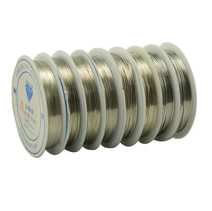 Copper wire 0.25mm 40 meters long Silver copper color line of many specifications bicycle lead DIY beads line wholesale
Copper wire 0.25mm 40 meters long Silver copper color line of many specifications bicycle lead DIY beads line wholesale