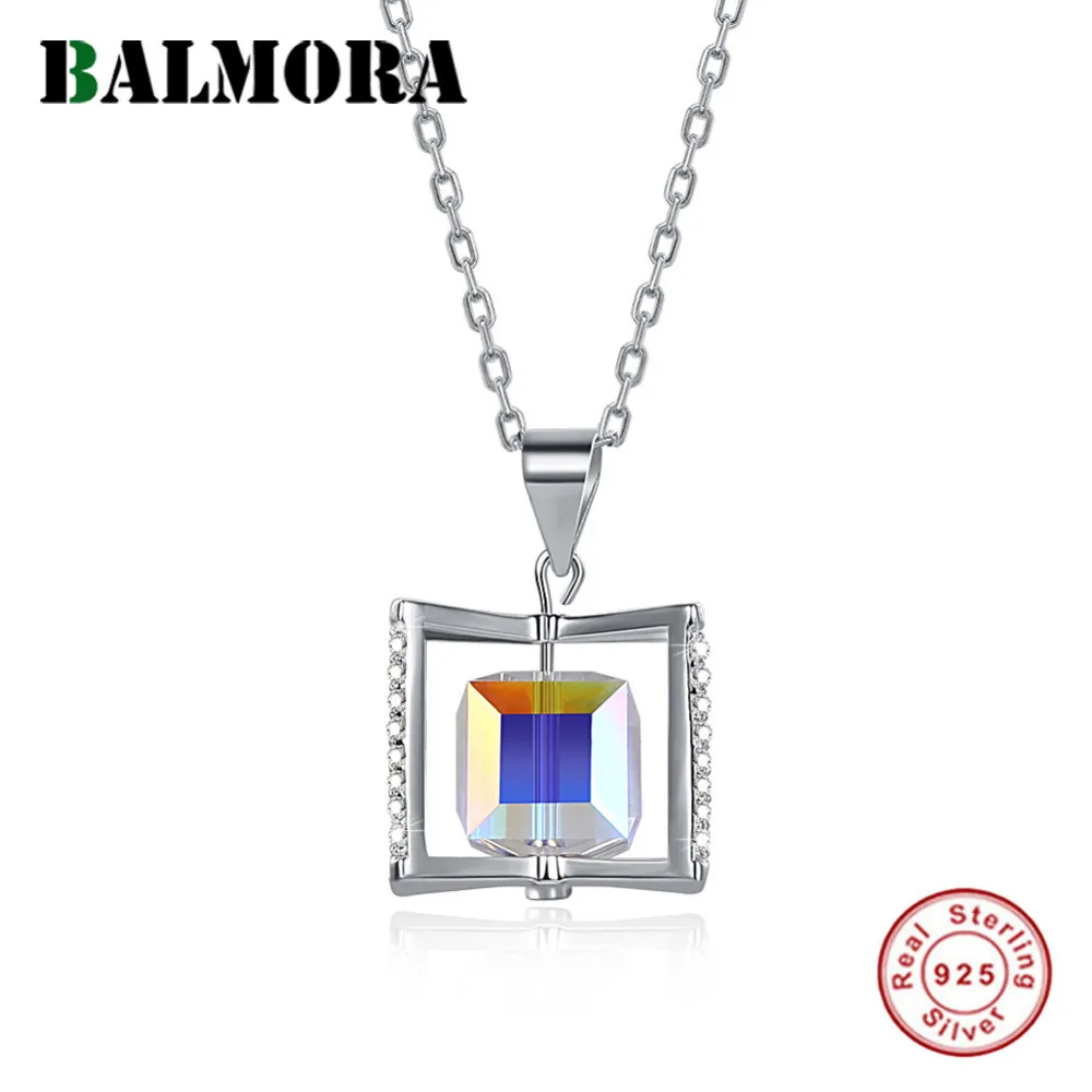 BALMORA 925 Sterling Silver Crystal Square Pendant Necklaces for Women Lady Party Gift Fashion Jewelry 45+5cm Chain SVN255
BALMORA 925 Sterling Silver Crystal Square Pendant Necklaces for Women Lady Party Gift Fashion Jewelry 45+5cm Chain SVN255