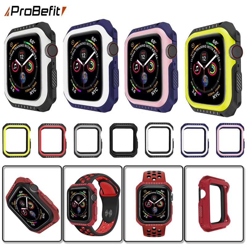 Mling Watch Shell Bumper for Apple Watch 3 2 1 38MM 42MM Case TPU+PC Cover Armor for iWatch 4 5 40MM 44MM Frame Protection Case
Mling Watch Shell Bumper for Apple Watch 3 2 1 38MM 42MM Case TPU+PC Cover Armor for iWatch 4 5 40MM 44MM Frame Protection Case