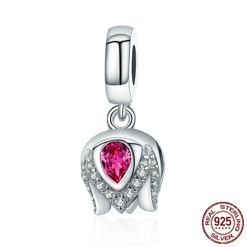MYBEBOA 925 Sterling Silver Charms Fit original Pandora Bracelets Necklaces Exquisite Tulip Flower Crystal Charms Jewelry
MYBEBOA 925 Sterling Silver Charms Fit original Pandora Bracelets Necklaces Exquisite Tulip Flower Crystal Charms Jewelry