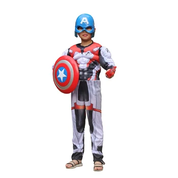 Boys Muscle Quantum Realm Costume Kids Super Hero Captain America Cosplay Costume Bodysuit Jumpsuit
Boys Muscle Quantum Realm Costume Kids Super Hero Captain America Cosplay Costume Bodysuit Jumpsuit