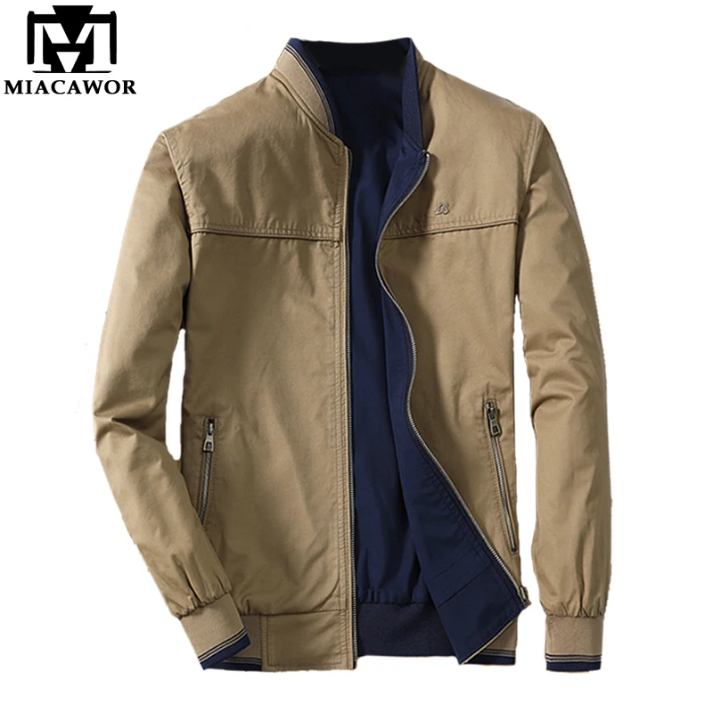 MIACAWOR New 2019 Men Jacket Coats High Quality Cotton Bomber Jacket Spring Autumn Casual Men Clothes Jaqueta Masculina J483
MIACAWOR New 2019 Men Jacket Coats High Quality Cotton Bomber Jacket Spring Autumn Casual Men Clothes Jaqueta Masculina J483