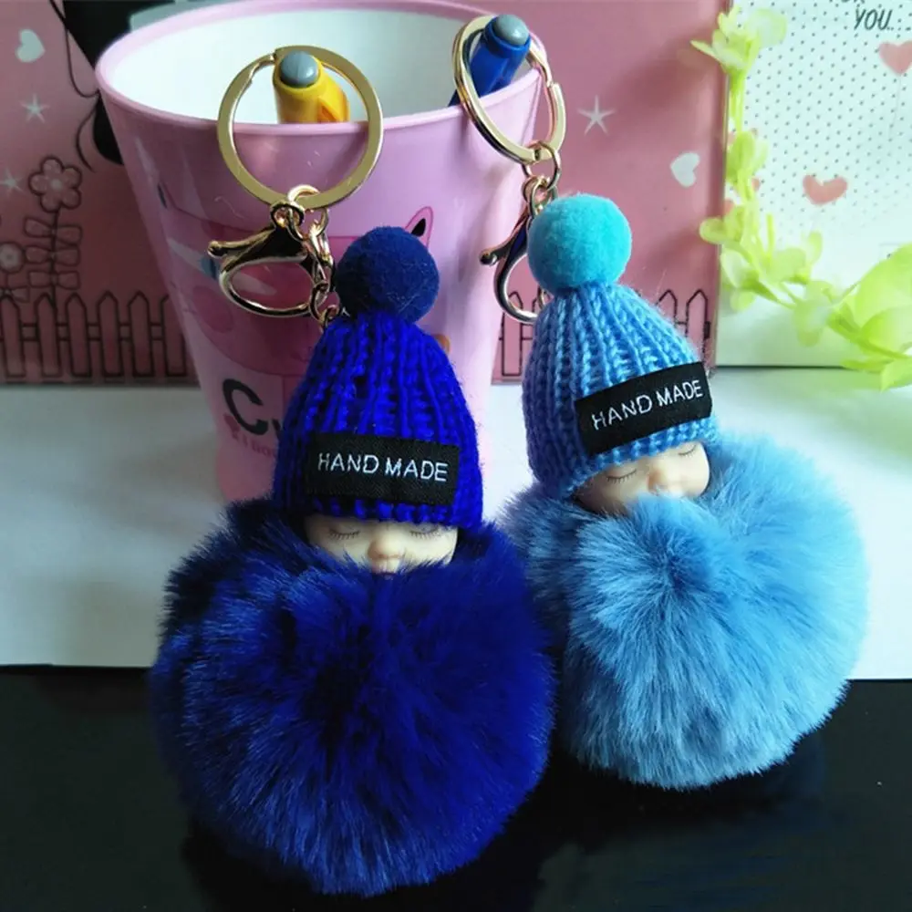 New Cute Sleeping Baby Doll Pompom Rabbit Fur Ball Plush Toy Keychain Bag Pendant Charm Accessories Baby Kids Christmas Gifts
New Cute Sleeping Baby Doll Pompom Rabbit Fur Ball Plush Toy Keychain Bag Pendant Charm Accessories Baby Kids Christmas Gifts