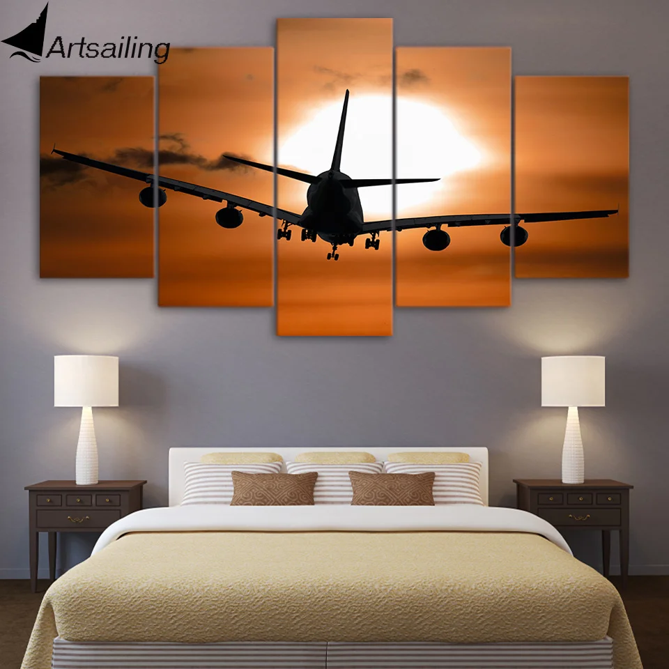 5 Panel Painting Canvas Wall Art Plane Picture Home Decoration Living Room Canvas Print Painting Canvas Art
5 Panel Painting Canvas Wall Art Plane Picture Home Decoration Living Room Canvas Print Painting Canvas Art