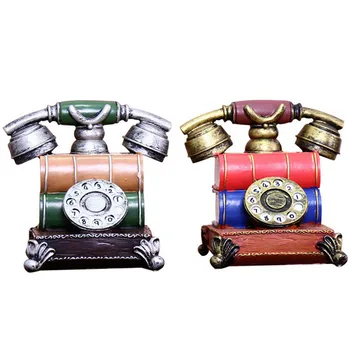 Retro Telephone Clock Figurine Ornaments Home Decor Wedding Decorations Vintage Decoration Accessories Adorn Clock Ornaments
Retro Telephone Clock Figurine Ornaments Home Decor Wedding Decorations Vintage Decoration Accessories Adorn Clock Ornaments