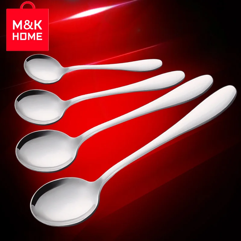 M&K HOME Kitchenware Cutlery Long Handle Dinner Soup Large Spoons Children's Creativity Cartoon Stainless steel Cutlery Round
M&K HOME Kitchenware Cutlery Long Handle Dinner Soup Large Spoons Children's Creativity Cartoon Stainless steel Cutlery Round
