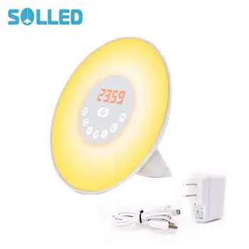SOLLED Night Light Bedside Lamp with 7 Colors, Dimmable Brightness, Nature Sounds, FM Radio, Touch Control and USB Charger
SOLLED Night Light Bedside Lamp with 7 Colors, Dimmable Brightness, Nature Sounds, FM Radio, Touch Control and USB Charger