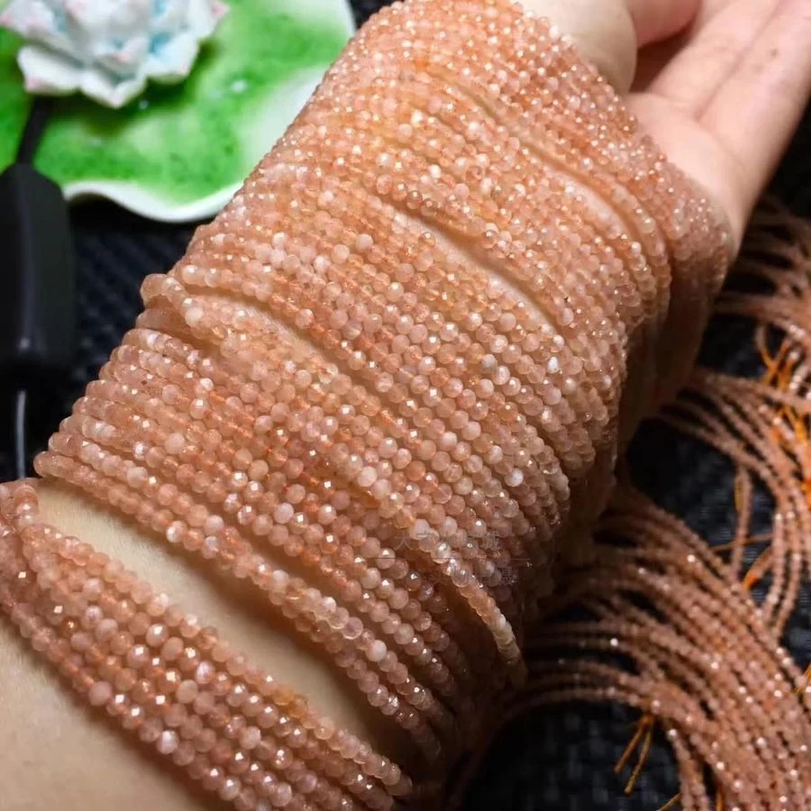 loose beads pink sunstone round faceted 2/3/4/5mm 15" for DIY jewelry making FPPJ wholesale beads nature gem stone
loose beads pink sunstone round faceted 2/3/4/5mm 15" for DIY jewelry making FPPJ wholesale beads nature gem stone
