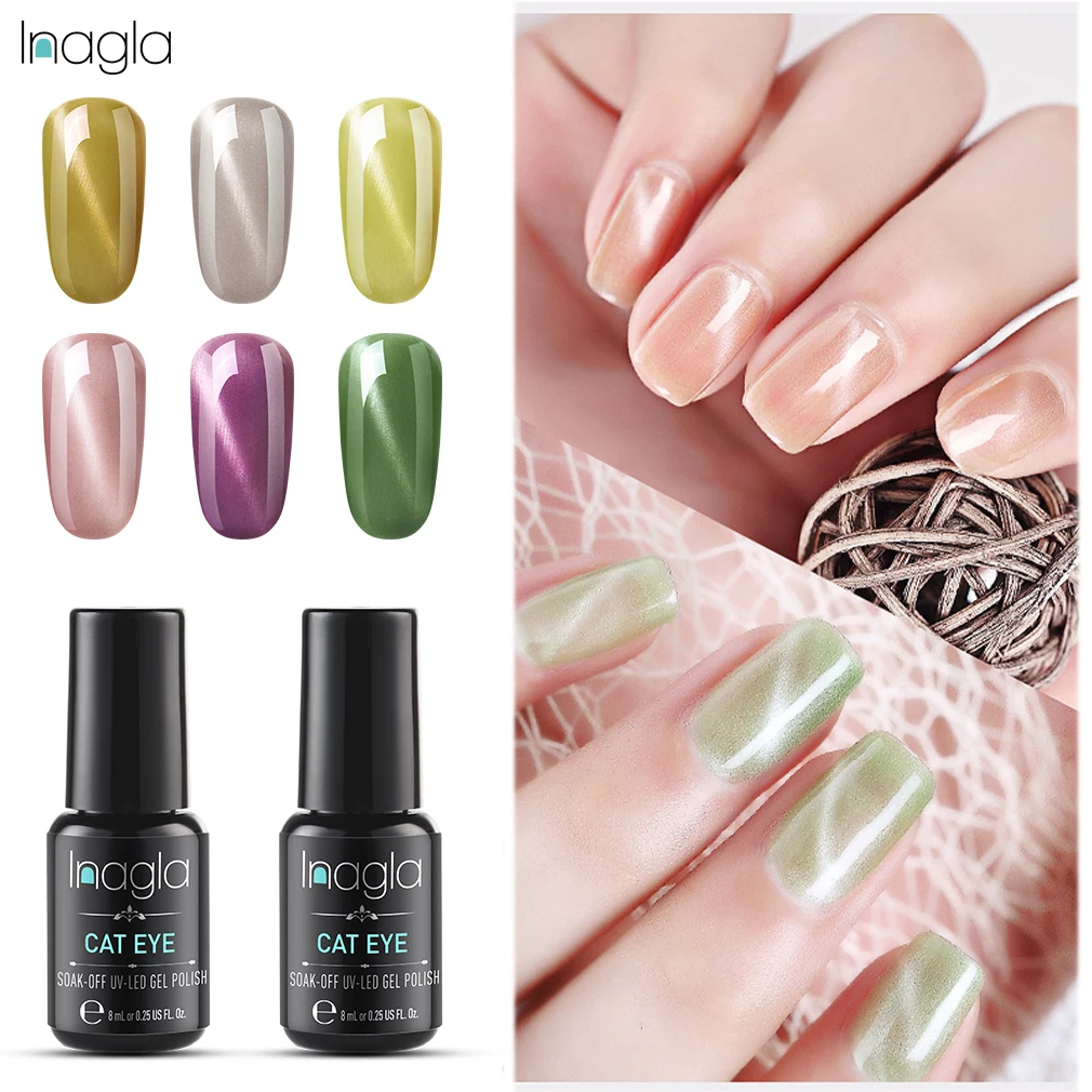 Inagla Jade Cat Eye Gel Polish 8ml Nail Gel Polish Soak Off Gel Varnish Set All For Nail Art Polish Glitter Manicure Gel Lacquer
Inagla Jade Cat Eye Gel Polish 8ml Nail Gel Polish Soak Off Gel Varnish Set All For Nail Art Polish Glitter Manicure Gel Lacquer