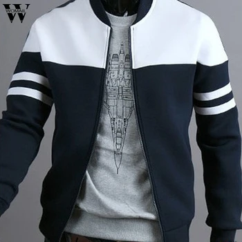 Korean men new Cultivate Winter Zipper Sportswear Patchwork Jacket Long Sleeve Coat morality short color matching collar jacket
Korean men new Cultivate Winter Zipper Sportswear Patchwork Jacket Long Sleeve Coat morality short color matching collar jacket