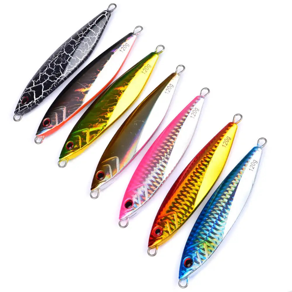 7pcs 120g 11cm Metal Knife Butterfly Jigs Lures Sea Ice Raft Fishing Hooks Tuna Slow Snapper Jigging Artificial Bionic Bait
7pcs 120g 11cm Metal Knife Butterfly Jigs Lures Sea Ice Raft Fishing Hooks Tuna Slow Snapper Jigging Artificial Bionic Bait