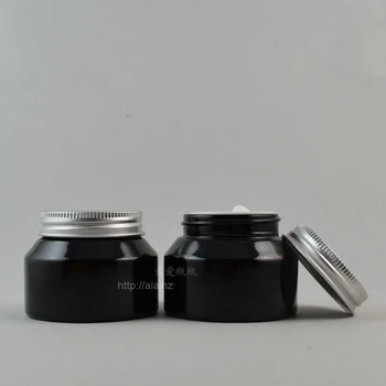 50g shiny black glass cream jar with silver aluminum lid, 50g cosmetic jar,packing for mask/eye cream,50g glass bottle
50g shiny black glass cream jar with silver aluminum lid, 50g cosmetic jar,packing for mask/eye cream,50g glass bottle