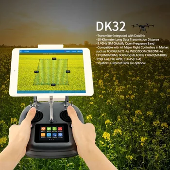 SIYI DK32 2.4G 16CH Transmitter Remote Controller Transimitter Receiver integrated 10KM DATALINK for DIY Agricultural drones 
SIYI DK32 2.4G 16CH Transmitter Remote Controller Transimitter Receiver integrated 10KM DATALINK for DIY Agricultural drones