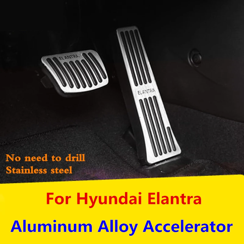 For Hyundai Elantra 2012 2013 2014 Car Aluminum alloy Gas Pedal Brake Pedal AT Foot Pedal Accelerator Cover Pedal modification
For Hyundai Elantra 2012 2013 2014 Car Aluminum alloy Gas Pedal Brake Pedal AT Foot Pedal Accelerator Cover Pedal modification