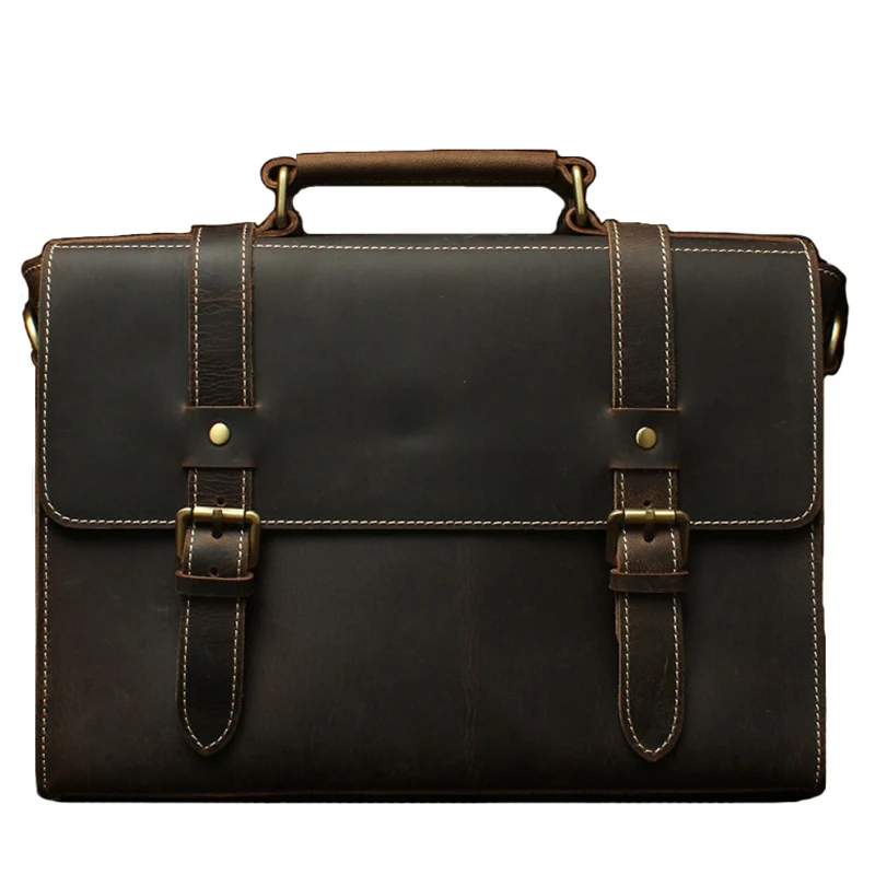 Men's Genuine Leather Briefcase Men's Business Messenger Handbag Crossbody Shoulder Sling Bag Tote For Man Male LD2808
Men's Genuine Leather Briefcase Men's Business Messenger Handbag Crossbody Shoulder Sling Bag Tote For Man Male LD2808
