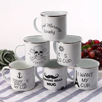 350ML Enamel Various Patterns of Mugs, Milk, Coffee, Beer Multipurpose Mugs
350ML Enamel Various Patterns of Mugs, Milk, Coffee, Beer Multipurpose Mugs