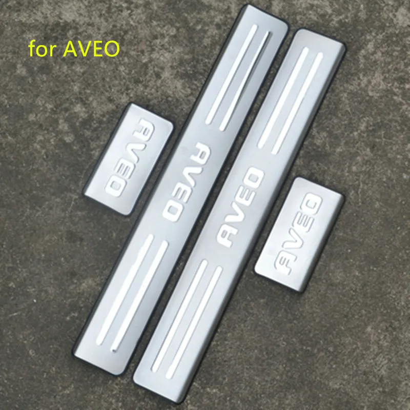 4PCS/SET Car-covers Stainless Steel Door Sill Scuff Plate for Chevrolet AVEO 2011-2014 Car Styling Accessories Car styling
4PCS/SET Car-covers Stainless Steel Door Sill Scuff Plate for Chevrolet AVEO 2011-2014 Car Styling Accessories Car styling