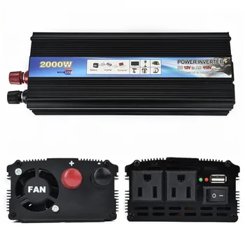 Universal Inverter Small Power Solar Converter 12V Turn to 110V /2000W, 24V to 110V /2000W US Regulations Car Accessories
Universal Inverter Small Power Solar Converter 12V Turn to 110V /2000W, 24V to 110V /2000W US Regulations Car Accessories
