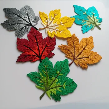 6pcs/set maple leaf embroidery patches for clothing 3D leaves embroidered Patches DIY iron on Embroidery appliques parches
6pcs/set maple leaf embroidery patches for clothing 3D leaves embroidered Patches DIY iron on Embroidery appliques parches