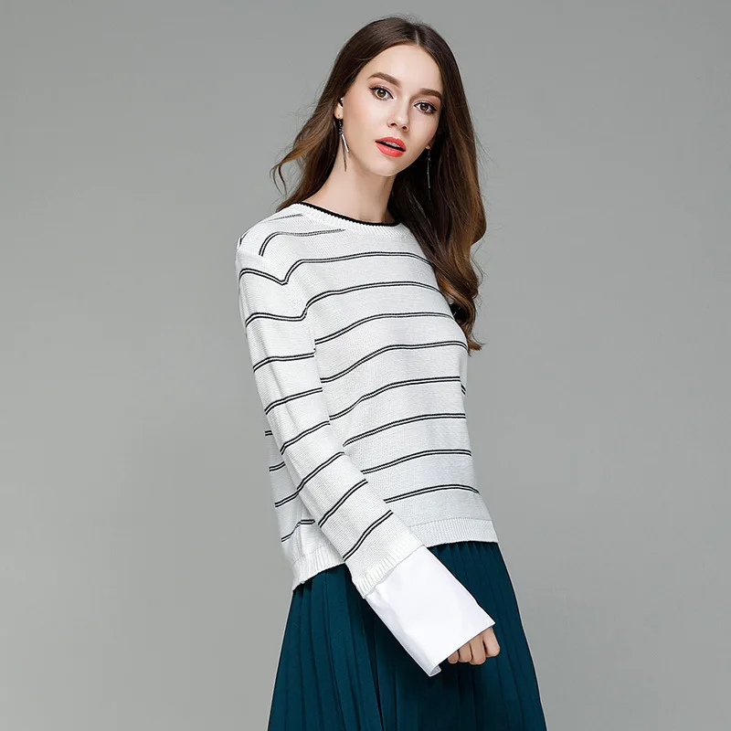 Ccibuy Winter Knitted Sweaters Pullovers Stripes Women Sweater Femme Pull High Elasticity Soft Pullovers Pull Femme Hiver
Ccibuy Winter Knitted Sweaters Pullovers Stripes Women Sweater Femme Pull High Elasticity Soft Pullovers Pull Femme Hiver