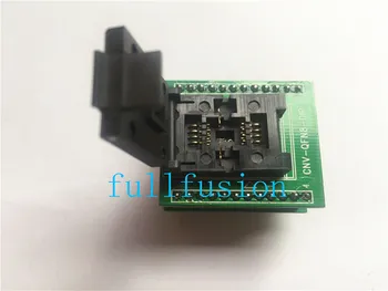 QFN8 TO DIP Programming Adapter QFN8 1.27mm Pitch IC body size 8x6mm IC Test and Burn in Socket with 2 Ground Pins
QFN8 TO DIP Programming Adapter QFN8 1.27mm Pitch IC body size 8x6mm IC Test and Burn in Socket with 2 Ground Pins
