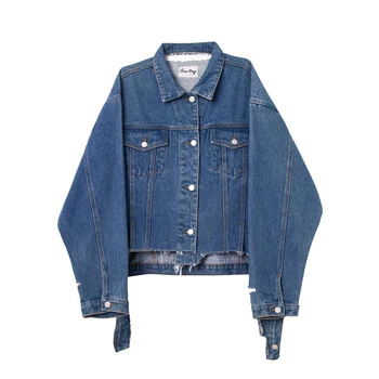 2018 Distressed Hole Denim Jacket Slim Blue Male Jacket Long Sleeve Casual Jacket Men Military Bomber Jacket
2018 Distressed Hole Denim Jacket Slim Blue Male Jacket Long Sleeve Casual Jacket Men Military Bomber Jacket