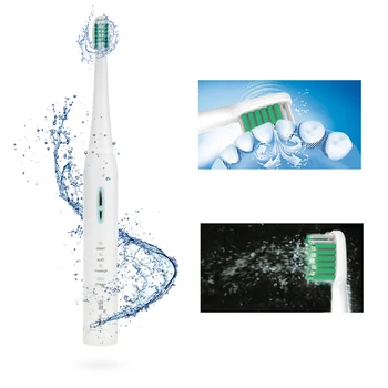 LANSUNG SN901 Ultrasonic Sonic Electric Toothbrush wireless Rechargeable Tooth Brushes with 4Pcs Replacement Heads Z25
LANSUNG SN901 Ultrasonic Sonic Electric Toothbrush wireless Rechargeable Tooth Brushes with 4Pcs Replacement Heads Z25