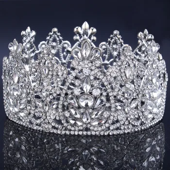 Vintage Crystal Bridal Tiara Bijoux Rhinestone Crown Round Symmetric Tiara Crown Wedding Hair Accessories For Women Girls
Vintage Crystal Bridal Tiara Bijoux Rhinestone Crown Round Symmetric Tiara Crown Wedding Hair Accessories For Women Girls