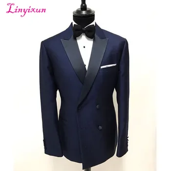 Linyixun Double Breasted Wedding Men Suits for Groom 2018 Two Piece Blazer Jacket Pants Peaked Lapel Tailor Made Man Suit
Linyixun Double Breasted Wedding Men Suits for Groom 2018 Two Piece Blazer Jacket Pants Peaked Lapel Tailor Made Man Suit