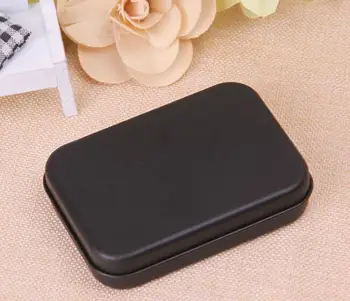 300pcs Mini Tin Box Small Empty Black Metal Storage Box Case Organizer For Money Coin Candy Keys Playing Card Gift Box SL5032
300pcs Mini Tin Box Small Empty Black Metal Storage Box Case Organizer For Money Coin Candy Keys Playing Card Gift Box SL5032