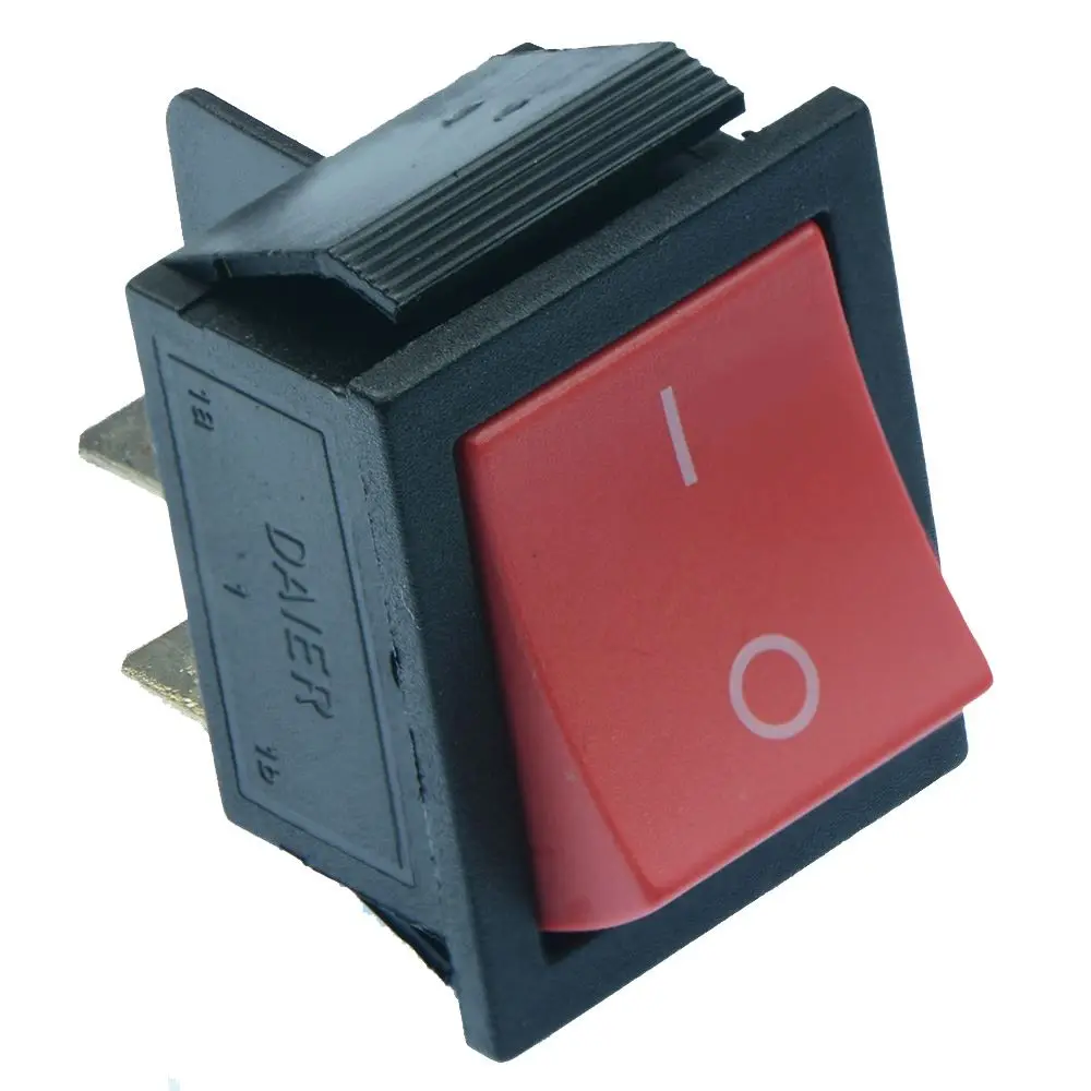 Large Rectangle Rocker Switch DPST 