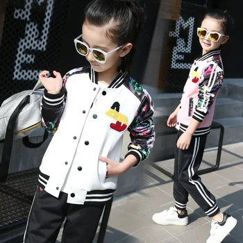 Kids Clothing Set Track Suit Children Long Sleeve Cotton O-neck Jacket+Pants School Girls Autumn Spring Suit
Kids Clothing Set Track Suit Children Long Sleeve Cotton O-neck Jacket+Pants School Girls Autumn Spring Suit
