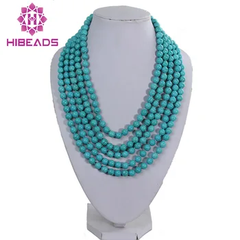 Free Shipping Fashion 5 Rolls Stone Beads Necklace Elegant Layers 8MM Beaded Costume Jewelry Wholesale&Retail TQN042
Free Shipping Fashion 5 Rolls Stone Beads Necklace Elegant Layers 8MM Beaded Costume Jewelry Wholesale&Retail TQN042
