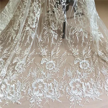 Embroidered Lace Fabric Cloth Large Flower Branches Sequins High-end Wedding Dress DIY Accessories RS824
Embroidered Lace Fabric Cloth Large Flower Branches Sequins High-end Wedding Dress DIY Accessories RS824