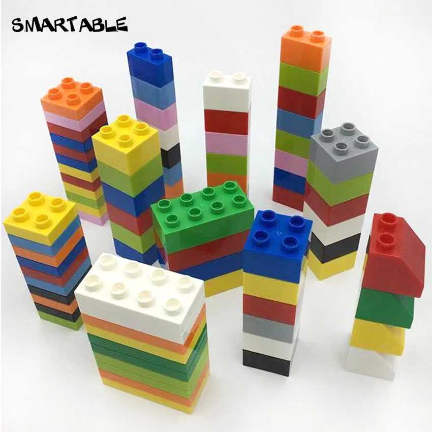 Smartable Big Bricks Parts 6 Different Sizes DIY Building Blocks Toys For Kids Compatible Duplo Random Colors 80pcs/set
Smartable Big Bricks Parts 6 Different Sizes DIY Building Blocks Toys For Kids Compatible Duplo Random Colors 80pcs/set