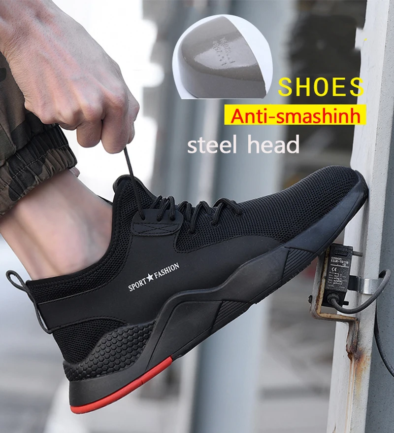 New-exhibition-2019-Men\\\'s-fashion-Safety-Shoes-breathable -light-widened-anti-smashing-Steel-Toe-Work-Boots-Outdoor-Sneaker-36-46 (11)