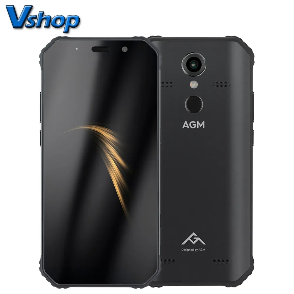 AGM A9 IP68 Waterproof Phone 5.99inch HD 3GB/4GB RAM 32GB/64GB ROM Qualcomm SDM450 Octa Core Smartphone 5400mAh NFC Cell Phone
AGM A9 IP68 Waterproof Phone 5.99inch HD 3GB/4GB RAM 32GB/64GB ROM Qualcomm SDM450 Octa Core Smartphone 5400mAh NFC Cell Phone