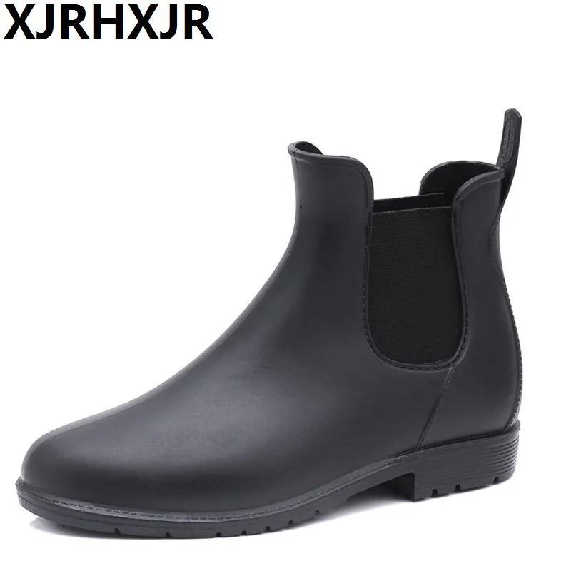 Women Chelsea Fashion Rain Boots Female Short Tube Rain Shoes Lady Fashion Low Top Footwear Waterproof Rubber Pvc Shoes Size 43
Women Chelsea Fashion Rain Boots Female Short Tube Rain Shoes Lady Fashion Low Top Footwear Waterproof Rubber Pvc Shoes Size 43
